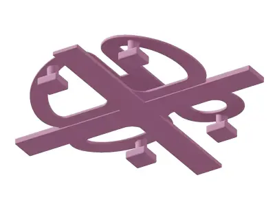 Plastic Premium Butterfly Bridge Toy 3D model