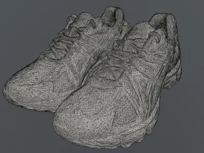 ASICS GEL KAHANA 8 SHOES PBR Low-poly 3D model