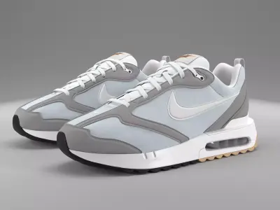 Air Max Dawn Grey Fog PBR Low-poly 3D model