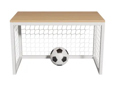 Puins Goal Soccer Desk Table 3D model