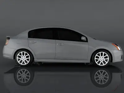 Nissan Sentra SE-R Low-poly 3D model