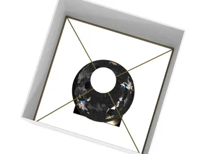 Serena Luxury Mosaic Magia Table Lamp 3D model