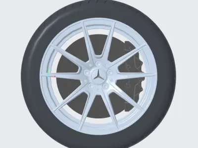 Tire Mercedes benz   3D print model