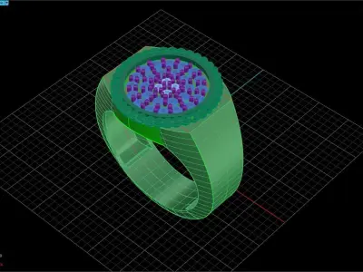 Chain ring 3D print model