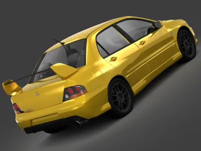 Mitsubishi Lancer Evolution 9 RS 2006 3D model
