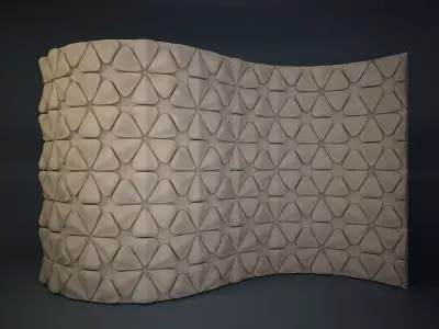 06 FRANGIPANI RELIEF Low-poly 3D model