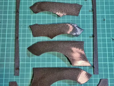 10th scale RC Drift Car Toyota GR86 Wide Body Kit 3D print model