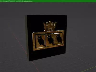 owle simbol Free 3D model