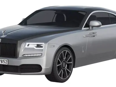 Wraith luxury coupe 3D model