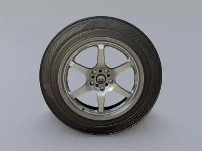 Wheel - 5Zigen GN 3D model