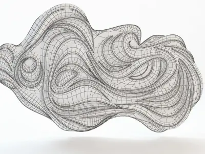 Korakot Aromdee Ties The Knot Wall Art 3D model