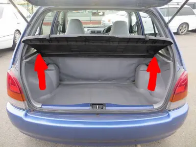 Toyota Starlet EP91 Glanza parcel shelf clips 3D print model