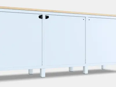 BESTA Storage combination with drawers 5 Low-poly 3D model