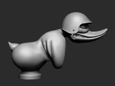 This is the famous duck figurine from the movie Death Proof 2007 3D print model
