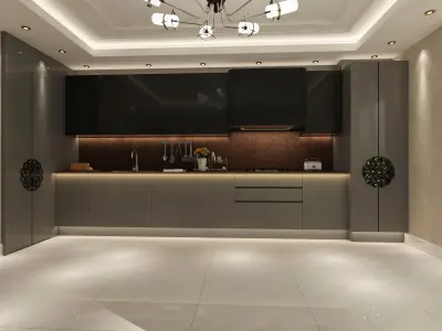 MODERN KITCHEN 3D model