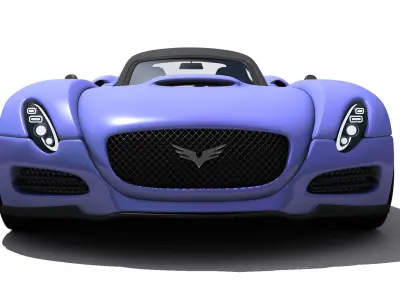 Invictus Sports Car Concept 3D model