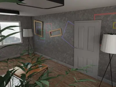 Living room 3D model