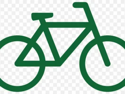 Bicycle road sign 3d model Low-poly 3D model