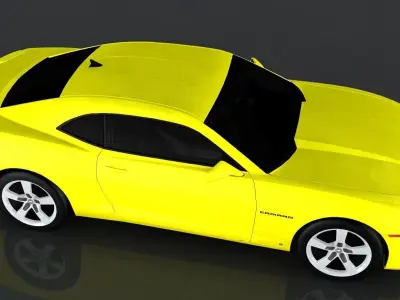 Chevrolet Camaro SS 2010 Low-poly 3D model