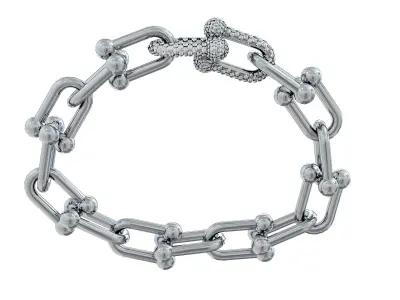 HardWear Bracelet Diamond Jewelry Low-poly 3D model