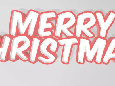 NAMELED MERRY CHRISTMAS - LED LAMP WITH NAME 3D print model