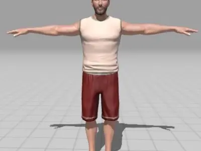 3D character -Johan  Free low-poly 3D model