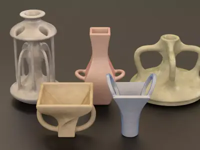 Ceramic jar 3D model