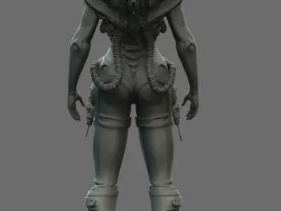 Ethion - Female Engineer 3D model