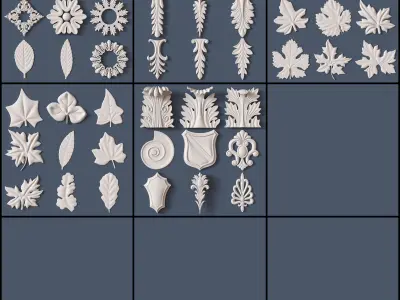 Architectural kit bash 3D model