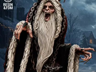 Wicked Movies Krampus Sculpture  3D print model