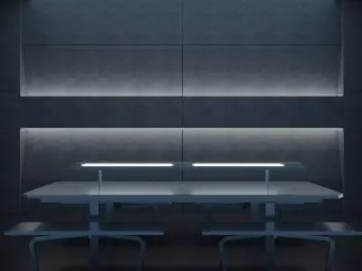 Space lounge 3D model