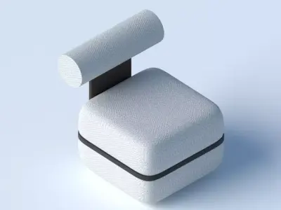 Single Sofa 3D model