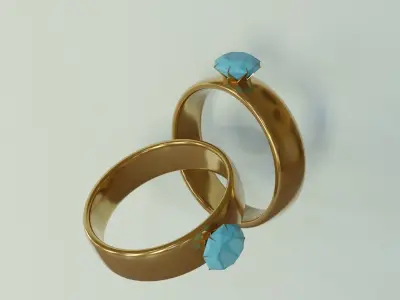 Luxury Ring 3D model purchase