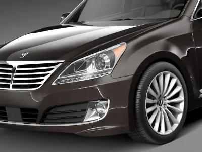 Hyundai Equus 2014 3D model