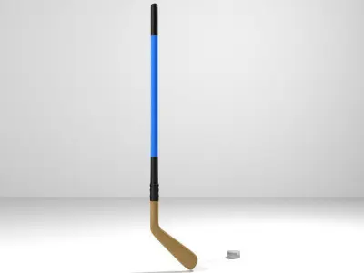 Sport Equipment - Ice Hockey 3D model