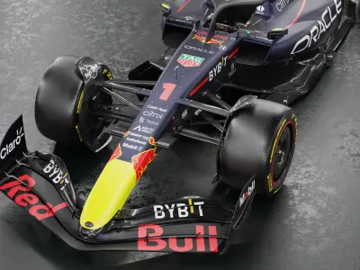 f1 2022 Red Bull RB18 Low-poly 3D model