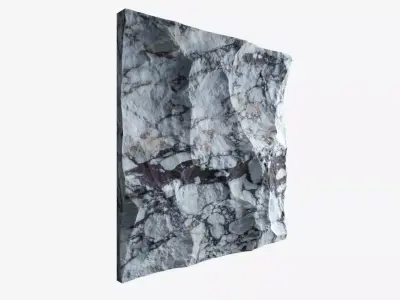 464-RockPanel marble wall art 3D model