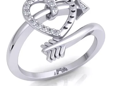 luxury Fancy Ring59 3D print model