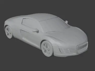 3d car audi 3D print model