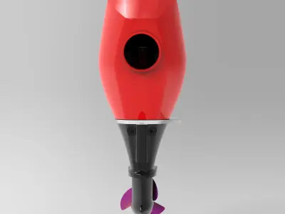 RC Boat Outboard Motor 3D print model