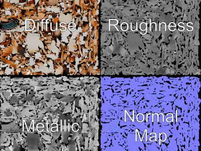 Native American Feather Headdress Model Pack Low-poly 3D model