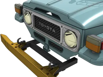 TOYOTA LAND CRUISER FJ45 TROOPY 3D PRINT RC BODY STL FILE  3D print model