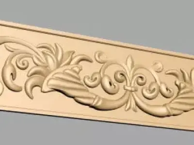 Carved Decor 3D model