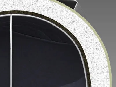 Car Helmet Cutaway 3D model