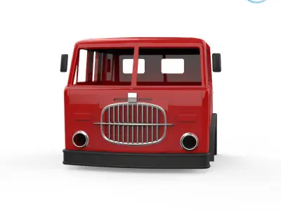 Fiat 682 N4 Cabin 3D print model