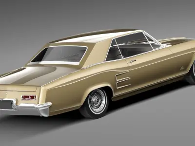 Buick Riviera 1962-1964 3D model