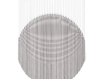 3D Wall Art 009 Macrame 04 3D model