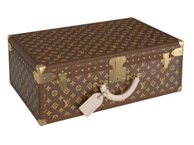 Louis Vuitton Suitcases 3D model