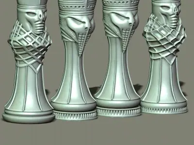 Chess Kings 3D print model