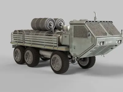Bomb truck 3D model